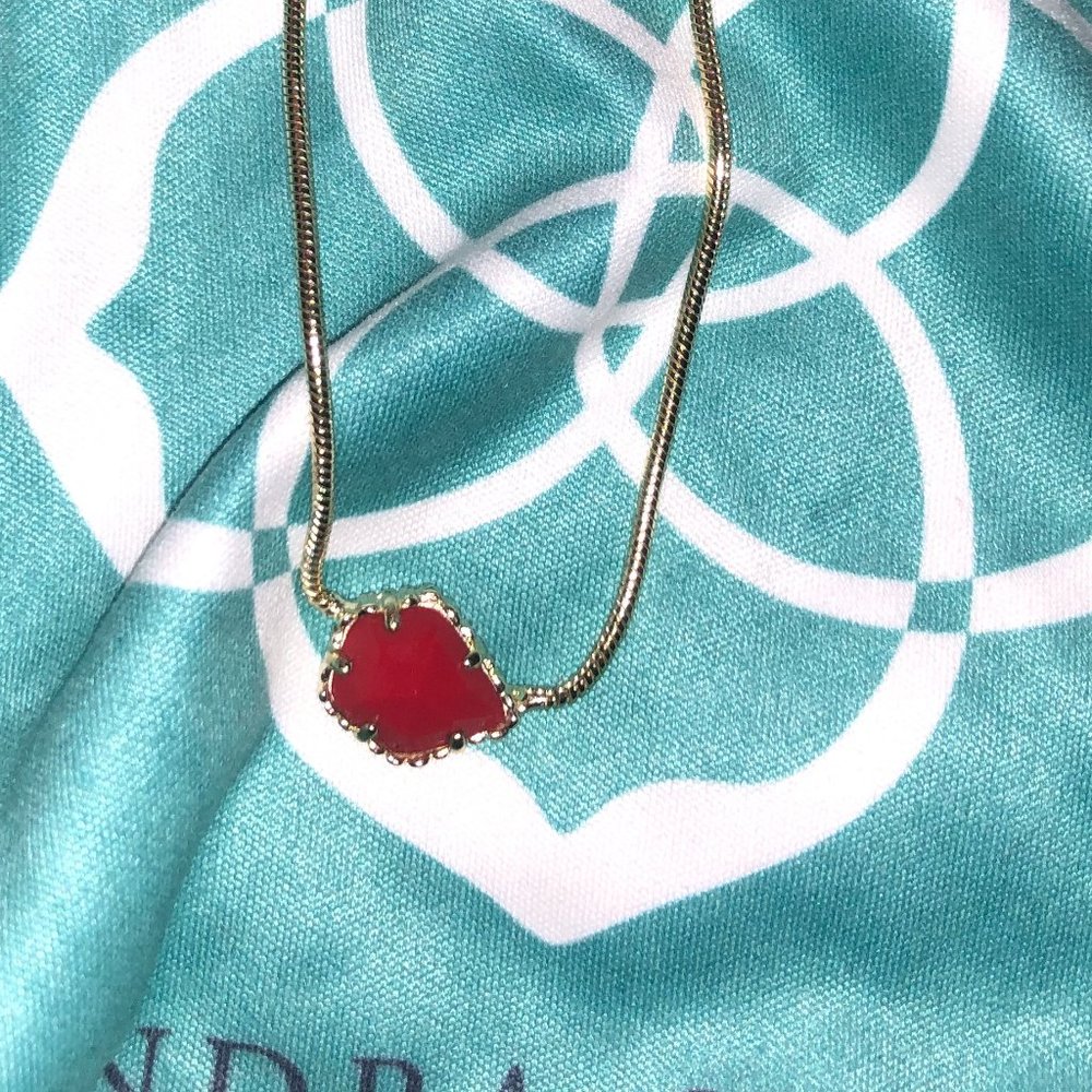 Red Kendra Scott Necklace